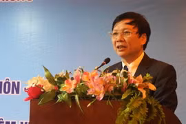 Ông Hồ Quang Lợi, Phó Chủ tịch thường trực Hội Nhà báo Việt Nam. (Ảnh: Nguyễn Oanh/TTXVN)
