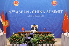 Hình ảnh Thủ tướng dự Hội nghị cấp cao ASEAN-Trung Quốc 