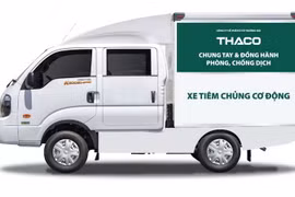 Xe tiêm chủng vaccine cơ động do THACO sản xuất. (Nguồn: THACO)
