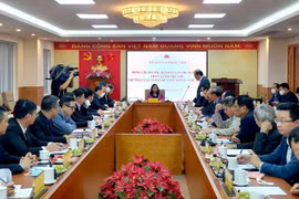 Quang cảnh buổi làm việc. (Nguồn: nhandan.vn)