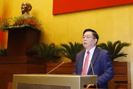 Ông Nguyễn Trọng Nghĩa, Bí thư Trung ương Đảng, Trưởng Ban Tuyên giáo Trung ương chủ trì hội nghị. (Ảnh: Phương Hoa/TTXVN)