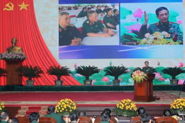 Đại tướng, Bộ trưởng Quốc phòng Phan Văn Giang phát biểu.(Ảnh: Trọng Đức/TTXVN)