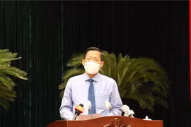 Ông Phan Văn Mãi phát biểu tại Kỳ họp. (Ảnh: TTXVN phát)