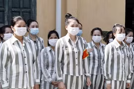 Các phạm nhân tại Trại giam Ngọc Lý. (Ảnh minh họa: Thống Nhất/TTXVN)