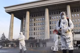 Số người nhiễm virus ở Hàn Quốc đã tăng vọt chỉ trong một thời gian ngắn. (Nguồn: Yonhap)