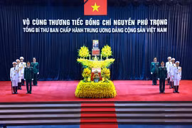 Video trực tiếp Lễ viếng Tổng Bí thư Nguyễn Phú Trọng