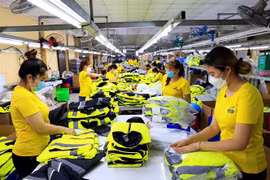 Ngành dệt may đóng vai trò quan trọng trong nỗ lực đưa Việt Nam trở thành một phần lớn hơn trong các chuỗi cung ứng toàn cầu. (Ảnh: Hồng Đạt/TTXVN)