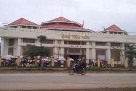 Chợ Tiên Yên nơi xảy ra vụ việc.