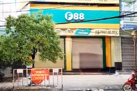 Chi nhánh công ty tài chính F88 - nơi phát sinh ổ dịch COVID-19 phức tạp. (Nguồn: Cand.com.vn)