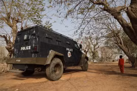Xe của cảnh sát Nigeria. (Nguồn: AFP/TTXVN)