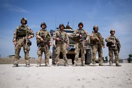 Binh sỹ Đức tuần tra tại tỉnh Kunduz, Afghanistan, ngày 10/5/2013. (Ảnh: AFP/TTXVN)