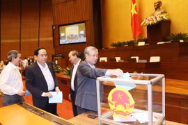 Việc lấy phiếu tín nhiệm nhằm nâng cao hiệu lực, hiệu quả hoạt động giám sát của Quốc hội. (Ảnh: Trọng Đức/TTXVN)