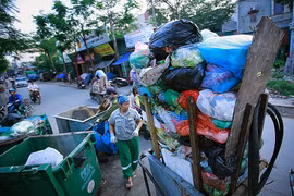 Chất thải nhựa trở thành một thách thức lớn đối với cộng đồng và xã hội, trong đó Việt Nam không phải là ngoại lệ. (Ảnh: Trọng Đạt/TTXVN)