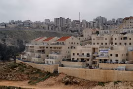Khu định cư Do thái của Israel tại phía đông Jerusalem. (Nguồn: AFP/TTXVN)
