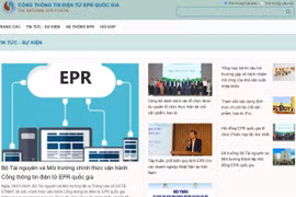 Cổng thông tin điện tử EPR. (Nguồn: Vietnam+)