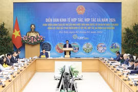 Thủ tướng Phạm Minh Chính chủ trì Diễn đàn Kinh tế hợp tác, hợp tác xã năm 2024. (Ảnh: Dương Giang/TTXVN)