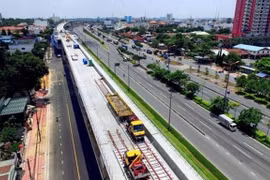 Dự án metro Bến Thành-Suối Tiên. Ảnh minh họa. (Ảnh: Hoàng Hải/TTXVN)