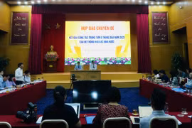 Họp báo chuyên đề về kết quả công tác trọng tâm của hệ thống kho bạc trong 6 tháng đầu năm, ngày 11/7. (Ảnh: Hạnh Nguyễn/Vietnam+)