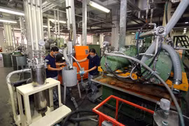 Trong tháng Một, chỉ số sản xuất của một số ngành công nghiệp chế biến, chế tạo trong tháng tiếp tục tăng so với cùng kỳ năm trước. (Ảnh: Vietnam+)