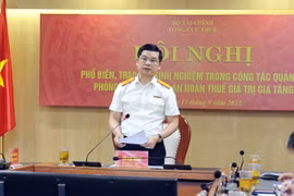 Phó Tổng cục trưởng Tổng cục Thuế Vũ Chí Hùng. (Ảnh: TCT/Vietnam+)