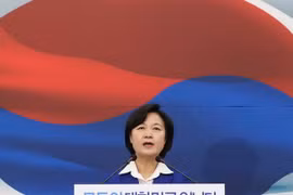 Lãnh đạo đảng Dân chủ Choo Mi-ae. (Nguồn: EPA/TTXVN)