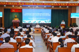 Quang cảnh hội nghị. (Ảnh: Mạnh Linh/TTXVN)