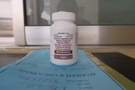 Thuốc ARV điều trị HIV. (Ảnh: Đinh Hằng/TTXVN)