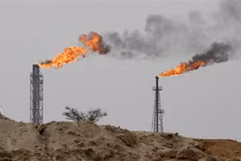 Một cơ sở khai thác dầu của Iran ở đảo Khark, ngoài khơi vùng Vịnh Persian. (Ảnh: AFP/TTXVN)