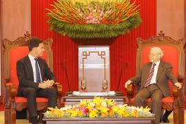 Tổng Bí thư, Chủ tịch nước Nguyễn Phú Trọng tiếp Thủ tướng Vương quốc Hà Lan Mark Rutte. (Ảnh: Trí Dũng/TTXVN)