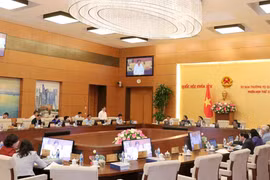Toàn cảnh Phiên họp thứ 33 của Ủy ban Thường vụ Quốc hội khóa XIV (chiều 16/4/2019). (Ảnh: Văn Điệp/TTXVN)