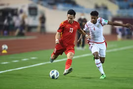 Đội tuyển Việt Nam thua tối thiểu trước Oman trên sân Mỹ Đình