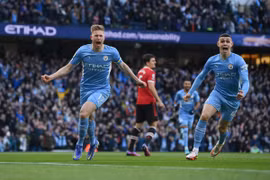 Manchester City thắng đậm Manchester United. (Nguồn: Getty Images)
