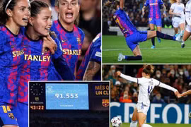 Kỷ lục thế giới được thiết lập ở trận 'kinh điển' Barcelona-Real