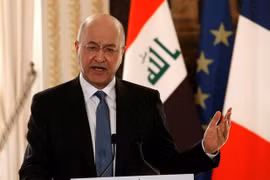Tổng thống Iraq Barham Salih đề cập khả năng bầu cử sớm