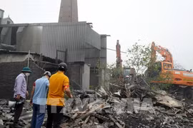 Hà Nội: Phá dỡ nhiều công trình xây trái phép trên đất nông nghiệp