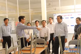 Kiểm tra công tác chuẩn bị Kỳ thi tốt nghiệp THPT năm 2022 tại Long An