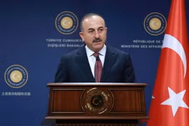 Ngoại trưởng Thổ Nhĩ Kỳ Mevlut Cavusoglu. (Nguồn: AFP/TTXVN)