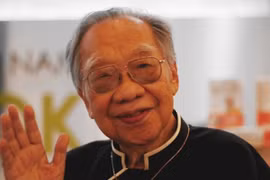 Chân dung Giáo sư Trần Văn Khê. (Ảnh: Nguyễn Vinh)