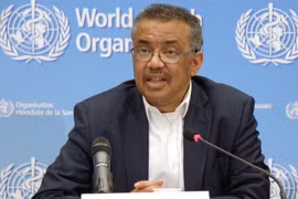 Tổng Giám đốc WHO Tedros Adhanom Ghebreyesus. (Ảnh: THX/TTXVN)