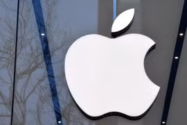 Biểu tượng Apple. (Ảnh: AFP/TTXVN)