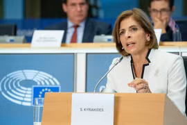 Ủy viên về y tế của Liên minh châu Âu (EU) Stella Kyriakides. (Nguồn: europa.eu)