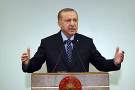 Tổng thống Thổ Nhĩ Kỳ Recep Tayyip Erdogan. (Ảnh: AFP/TTXVN)