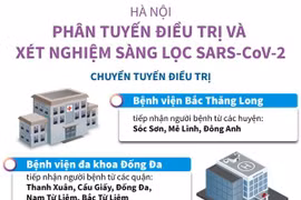 Hà Nội phân tuyến điều trị và xét nghiệm sàng lọc SARS-CoV-2