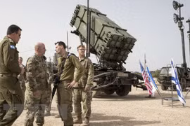Binh sỹ Israel và Mỹ tham gia tập trận chung. (Nguồn: AFP/TTXVN)