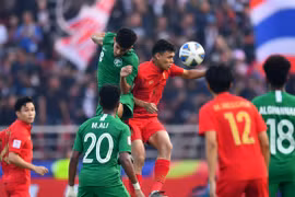 U23 Thái Lan (áo đỏ) dừng bước ở tứ kết. (Nguồn: AFC)