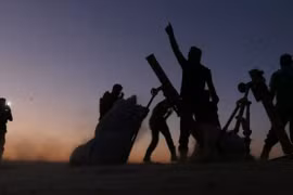 Lực lượng phiến quân ở Dabiq. (Nguồn: AFP)