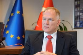 Đại sứ Thổ Nhĩ Kỳ tại EU Selim Yenel. (Nguồn: AP)