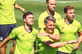 Schweinsteiger, Goetze sẽ ra sân ngay từ đầu? (Nguồn: DFB.de)