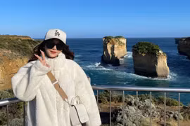Minh Châu vui vẻ khám phá, trải nghiệm tại Australia. (Ảnh: do nhân vật cung cấp)