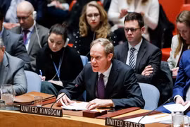 Đại sứ Anh tại Liên hợp quốc Matthew Rycroft. (Nguồn: THX/TTXVN)